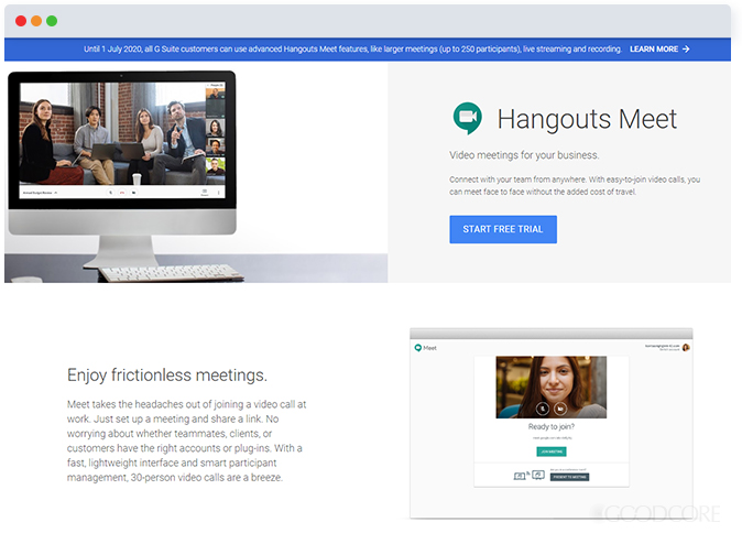 google hangouts meet