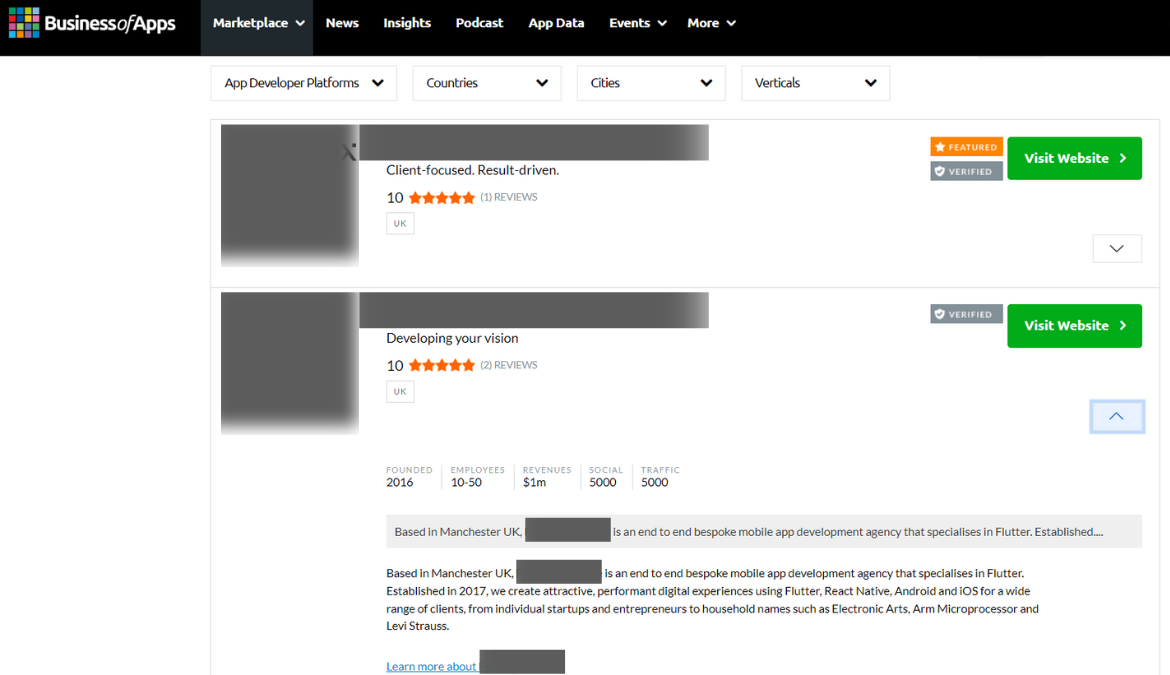 Business of Apps – Mobile App Developers Directory how to start a software outsourcing company in uk