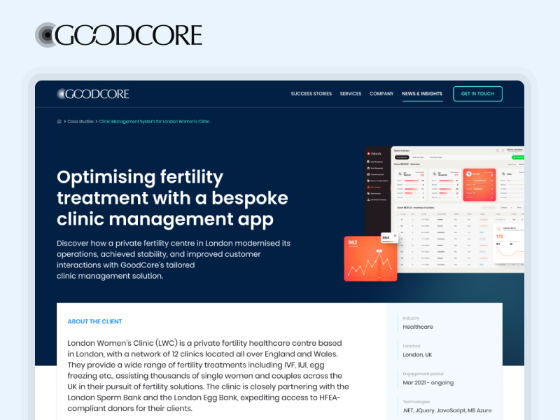 A Success Story in Women Health Tracking App