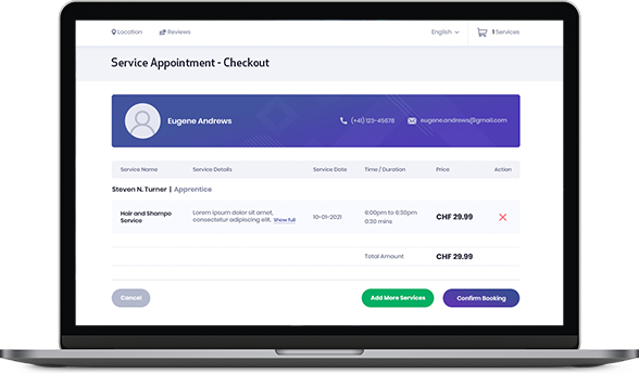 Appointment Booking Add-On for Vendors