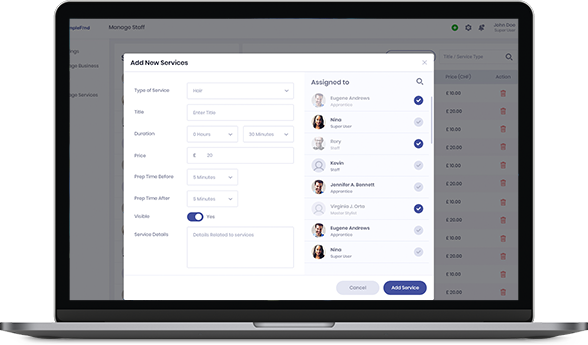 Services portfolio management
